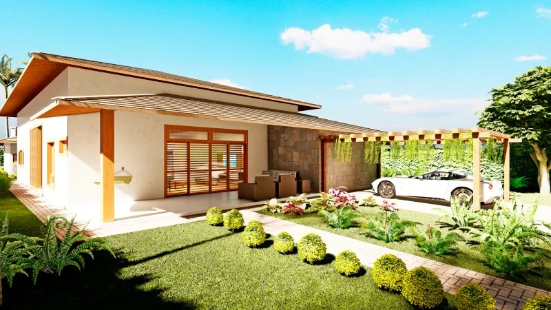 Projetos de casas térreas de alto padrão